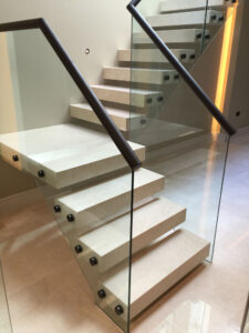 designer floating stairs